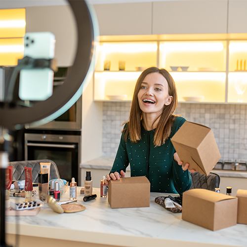 Influencer livestream commerce setup